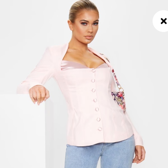 Pretty little thing blush button up corset - Picture 3 of 4